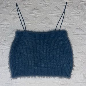 Zara mini fuzzy top